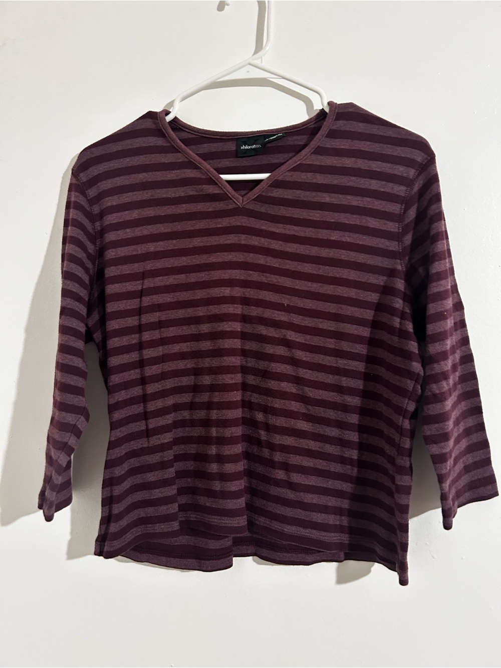 Vintage Xhilaration 3/4th sleeve striped shirt
